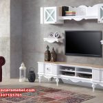 produk bufet tv minimalis putih country, bufet tv, bufet tv minimalis, bufet tv duco, bufet tv modern, bufet tv murah