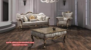 Set sofa mewah modern klasik gold furniture Srt-071