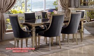 set dining room modern luxury mewah skm-113