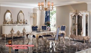 Set meja makan mewah klasik